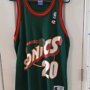 Vintage Seattle Supersonics Gary Payton Jersey